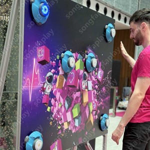 Pared de Entrenamiento de Reacción Interactiva, Luz Táctil LED Inteligente, Material de PVC, Entrenamiento de Atletas, Juegos de Fitness en Interiores, Parque de Aventuras - Product Image 6