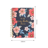 Cahier d'organisation hebdomadaire mensuel personnalisé au format A4 couverture rigide réutilisable avec sublimation couverture de papier en bobine Planificateur de journal