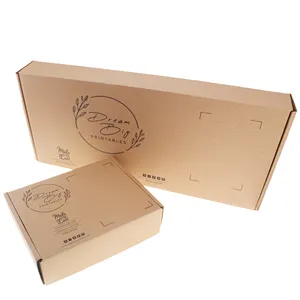 Logotipo de impresión personalizado Papel corrugado Correo de envío Cuidado DE LA PIEL Cajas de embalaje cosmético