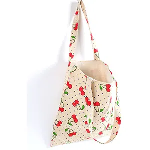 Eco Friendly Durable Large Capacity Fashion Tote Cotton Bag High Quality Cute Canvas School Bag