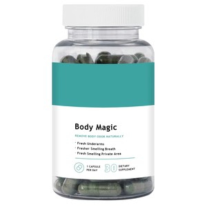 Capsules de chlorophylle Body Magic de haute qualité, marque privée OEM, avec feuille de persil biologique, en stock - Product Image 1