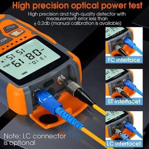 AUA-MC70 Offres Spéciales 4 en 1 Mini compteur d'énergie à fibre optique VFL avec <span class=keywords><strong>test</strong></span> de câble réseau testeur de fibre optique VFL OPM - Product Image 3