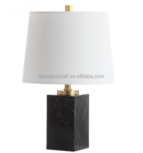 โคมไฟหินอ่อนสีดำตั้งโต๊ะของโรงแรมสำหรับห้องพักโรงแรมห้องนั่งเล่นห้องนอนสำนักงานโคมไฟตกแต่งบ้าน - Product Image 3