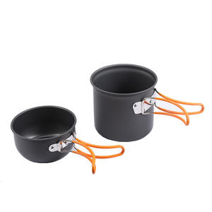 Juego de Utensilios de Cocina Portátiles para Acampar al Aire Libre, para 1-2 Personas, Estufa Plegable con Olla, Sartén y Tazas, Equipo Ligero para Excursionismo - Product Image 3