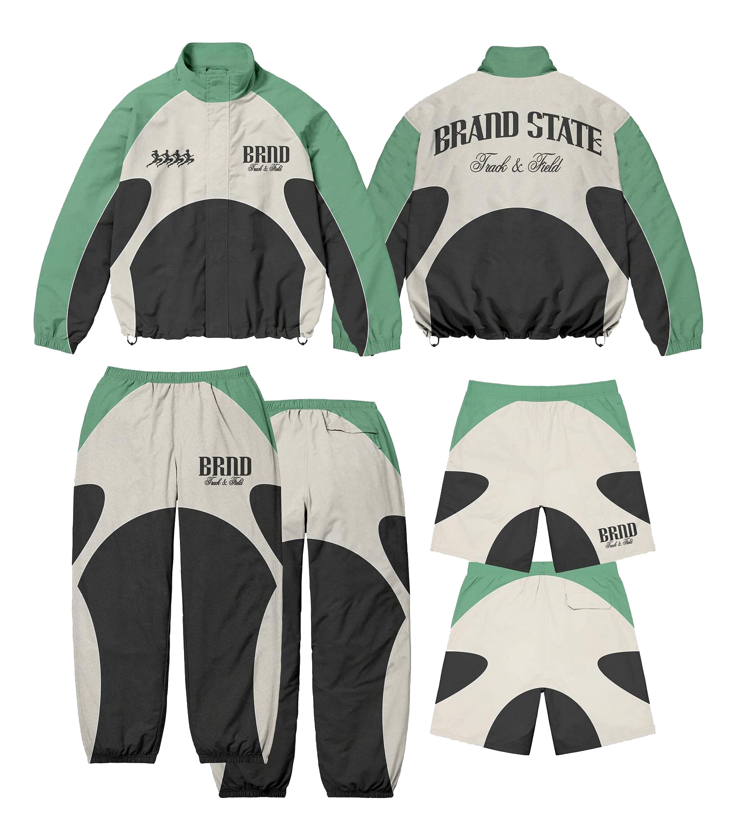 Custom 90S Retro Windbreaker Set Tracksuit - Nylon Spandex
