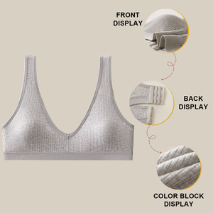 8200 # Hermosa ropa interior trasera deportes a prueba de golpes ropa interior pechos grandes muestran pequeña reunión sin Aro de acero <span class=keywords><strong>sujetador</strong></span> antiflacidez - Product Image 4