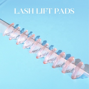 Prothèses de rehaussement de cils en silicone <span class=keywords><strong>ultra</strong></span>-douces et antidérapantes, réutilisables, de tailles variées, style japonais et coréen, avec coussinet rose - Product Image 2