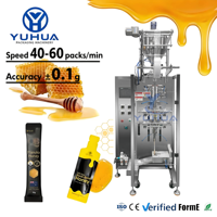 Machine d'emballage automatique multifonctionnelle pour sachets de 10 ml de sauce, d'huile, de crème, de sirop, de miel