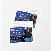 Porte-cartes de visite magnétique découpé sur mesure pour prospectus moyen format DL, publicité sur réfrigérateur, design contemporain