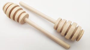 Mini Mexedor de Madeira em Forma de Colmeia de 3 Polegadas para Dispensar Mel em Potes - Product Image 4