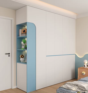<span class=keywords><strong>Armadio</strong></span> Moderno per Camera da Letto dei Ragazzi, per Piccoli Appartamenti, Porta Singola fino al Soffitto, Blu, Grande Capacità, <span class=keywords><strong>Cabina</strong></span> <span class=keywords><strong>Armadio</strong></span> Personalizzabile - Product Image 1