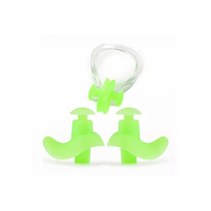 Juego de tapones para los oídos con clip para la nariz de silicona, equipo de natación resistente al agua de color rosa para niños y adultos, protección para deportes acuáticos, Material de calidad alimentaria - Product Image 4