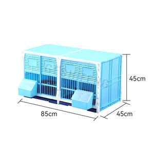 <span class=keywords><strong>Cage</strong></span> à oiseaux empilable à faible teneur en carbone de haute qualité avec plateau inférieur pour perroquets Conure Inséparable <span class=keywords><strong>Cage</strong></span> à oiseaux en vol d'élevage - Product Image 5
