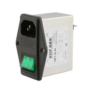 EMC/EMI FILTER Solder Lug Terminals IEC 320 C14 Filter + Boat Switch + Fuse Holder