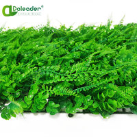 Paneles de Cerca Artificial Verde de 50cm*50cm, Anti-UV, Larga Duración, Antienvejecimiento, para Decoración de Paredes Exteriores y Pasillos