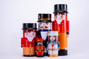 Cá nhân hóa nhà sản xuất chất lượng cao kim loại <span class=keywords><strong>nutcracker</strong></span> hộp thiếc lính tin - Product Image 4