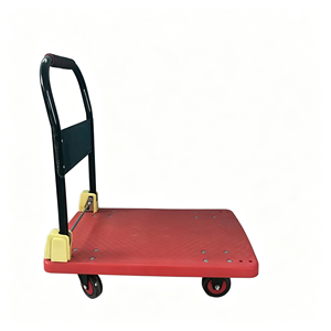 Folding Dolly <b>Cart</b>, Heavy Duty Platform Truck with Swivel <b>Wheels</b>, Collapsible Flatbed Hand <b>Cart</b> for Moving, Office, Workshop - Product Image 4
