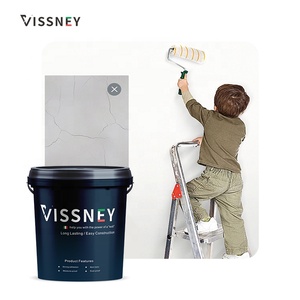 Vissney Premium Kwaliteit Muurverf Transparante Waterdichte Glanzende Toplaag Met Matte Afwerking Vloeibare Acrylcoating - Product Image 1
