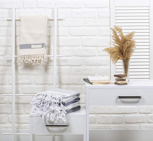 Séchage rapide naturel <span class=keywords><strong>blanc</strong></span> logo personnalisé 100% coton <span class=keywords><strong>serviette</strong></span> <span class=keywords><strong>de</strong></span> <span class=keywords><strong>plage</strong></span> turque pour <span class=keywords><strong>plage</strong></span> Gym SPA Sauna Yoga - Product Image 4