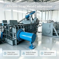 Presse à balles hydraulique robuste en acier inoxydable pour ferraille, haute productivité, économie d'énergie, pour acier et fer usagés - Offre Spéciale