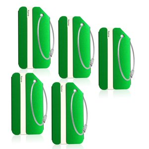 Wholesale Custom Creative <b>Airplane</b> Card Sets Aluminum Luggage Tags with Custom Color Logo Designs Gift Sets - Product Image 1