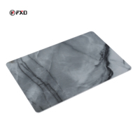 Panneau mural 3D pour télévision, PVC brillant, imitation pierre, plastique, cristal, marbre, panneau UV