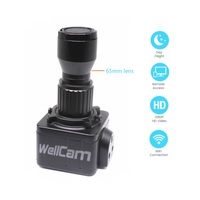 Kamera Mini lensa tetap nirkabel 2 MP 65mm dengan aplikasi seluler untuk menonton permainan sepak bola & pengamatan hewan