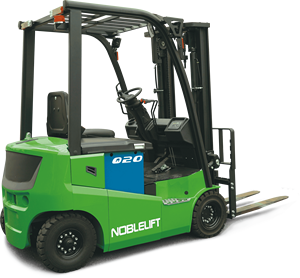 Montacargas Eléctrico Contrabalanceado <span class=keywords><strong>Noblelift</strong></span> FE4P16-20Q de 1.6 a 2 Toneladas, Cuatro Puntos, Longitud de Horquilla de 1070 mm, Batería de Litio de 48V, 3776 mm - Product Image 2