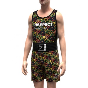Conjunto de Pantalones Cortos de Boxeo para Entrenamiento de Muay Thai y Kick Boxing para Hombres, Mujeres y Niños, Conjunto de Ropa de Boxeo Winning - Product Image 1