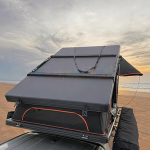 Tente de toit rigide imperméable pour le camping en plein air, les aventures tout-terrain, tente de toit de voiture avec échelle en aluminium et fibre de verre - Product Image 3