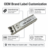ZTRS Nueva Unidad de Fibra Óptica SFP Gigabit Simplex SC DDM de 850nm MMF 550m para Conmutador de Red de Distribución de Campus