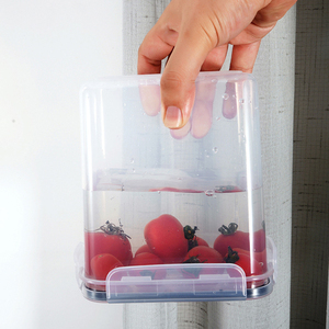 Lớn đa chức năng nhựa BPA-free hộp đựng thức ăn hiện đại Thiết kế nhỏ rõ ràng nhựa <span class=keywords><strong>Cookie</strong></span> lọ có nắp đậy bao gồm phong cách gia vị - Product Image 6