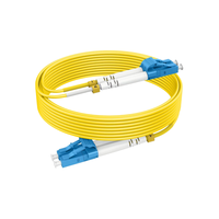 Harga Kabel Jumper FTTH Indoor Lc/upc ke Lc/upc 2.0mm G657a Singlemode 9/125 Duplex 2 Core 1m 2m 5m 10m Kabel Patch Fiber Optik