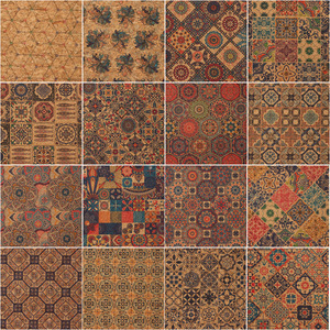 Tùy Chỉnh Thiết Kế In Sinh Thái 50% Nút Chai Chất Liệu 0.45-0.55 Mm PU Tổng Hợp Nhân Tạo Nút Chai Da Nút Chai Vải Với 1.35-1.4M Chiều Rộng - Product Image 6