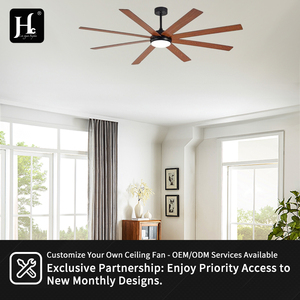 72 inch large outdoor <b>ceiling</b> fan with bladeless DC motor, simple modern <b>ceiling</b> fan with <b>light</b> and <b>remote</b> <b>control</b> - Product Image 5