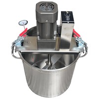 Machine à frire multifonction automatique en acier inoxydable, sirop d'ail, pâte de haricot, bouillie de haricot, pot chaud, matériel de fond, mélangeur