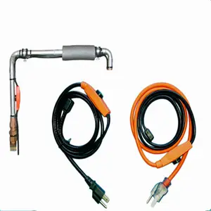 Cable calefactor anticongelante para tubería de agua de PVC para exteriores 220-240V