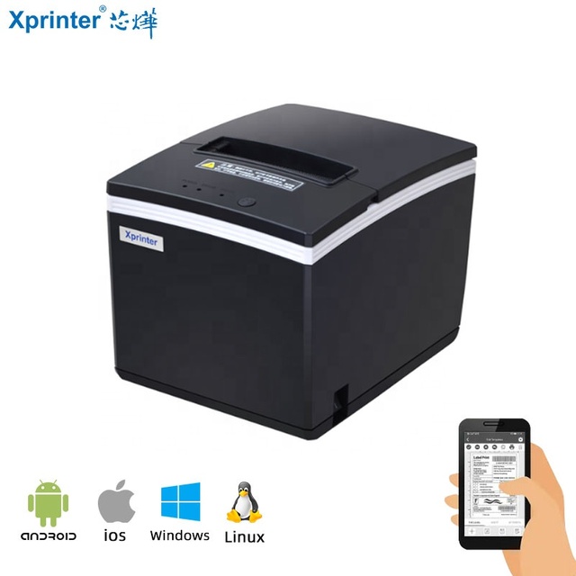 For XP-N260H Chinese Factory Small High-Speed Android Thermal Printer 260mm/s 80mm Ticket Printer Stock Thermal Receipt