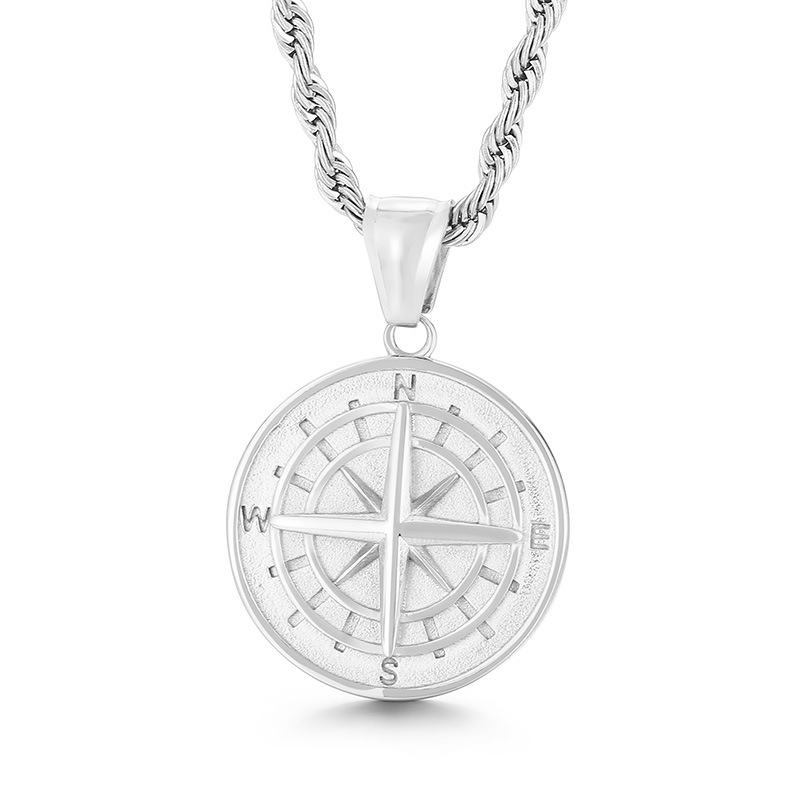 Pendentif simple en platine