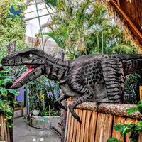 Costume de dinosaure adulte jurassique, cache-jambes, dinosaure raptor, costume de velociraptor