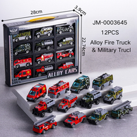 PANDAS 1:64 Véhicule en métal à roues libres, petite voiture miniature en alliage, camion en métal, ensemble de jouets de voitures miniatures en plastique moulé sous pression
