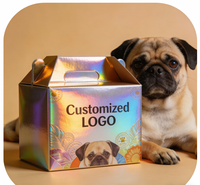 Boîte rigide ondulée premium avec bande déchirable pour kits d'abonnement pour animaux de compagnie, impression couleur vive, recyclable