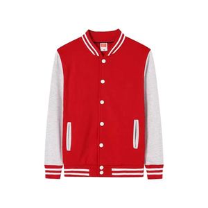 Autumn and Winter Varsity Baseball Cotton Heavy <b>Jacket</b> <b>Jackets</b> Embroidered and Stamped Logos - Product Image 1