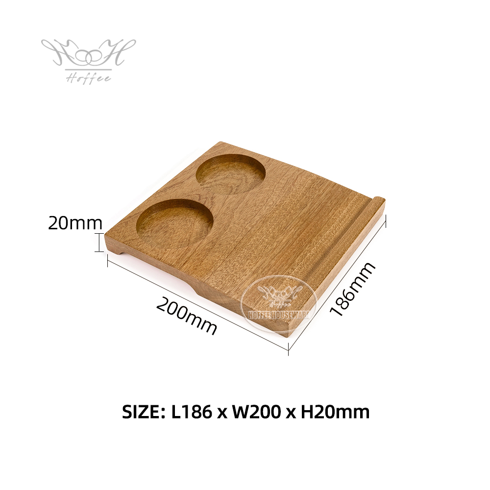 2-Cup Walnut Wood