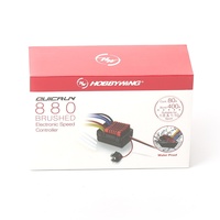 Hobbywing QuicRun WP-880 ESC brossé double moteur 2x80A étanche IP67 2-4S LiPo NiMH pour voiture RC 1/8 1/10, bateau RC, pièces DIY