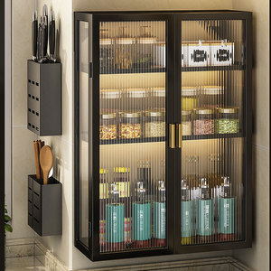Étagère de rangement murale multi-niveaux pour salle de bain, armoire suspendue sans perforation pour toilettes, rangement pour cosmétiques et articles de toilette - Product Image 4