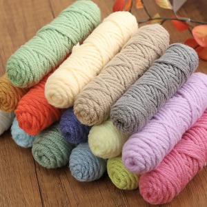 Fil acrylique mélangé à 5 brins de 10g pour écharpes, chapeaux tricotés à la main, fil pour bébé d'épaisseur moyenne, livraison gratuite - Product Image 3