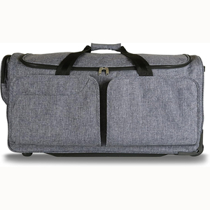 Échantillon Gratuit : Sac de Voyage Pliable à Roulettes 28 Pouces avec Porte-Vêtements Intégré, Sac de Danse et Sac de Sport à Roulettes - Product Image 1