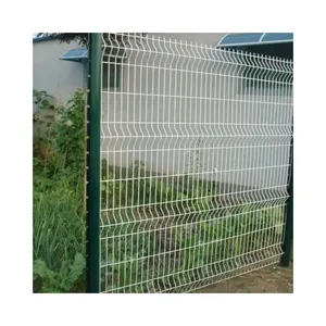 畅销书花园围栏面板户外3D方形柱粉末涂层电焊网围栏