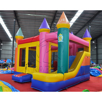 Château gonflable géant pour enfants avec toboggan, aire de jeux gonflable extérieure, maison de saut en PVC durable, fêtes d'anniversaire, divertissement en plein air, KARRY KR56500